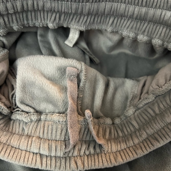 SKIMS Women’s Velour Jogger Sweatpants In Gunmetal Gray Size S GUC Zip Pockets - Picture 5 of 7